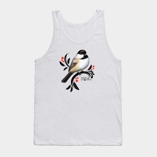 Chickadee Tank Top by Sylvanmistart